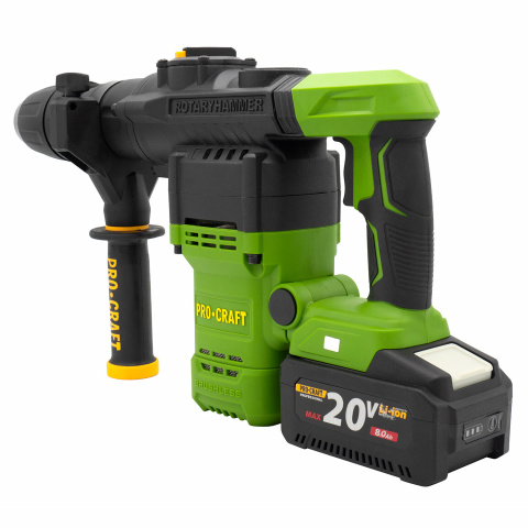 Aku vrtací kladivo  Procraft PHA50-1b-c SDS MAX | PHA50-1b-c